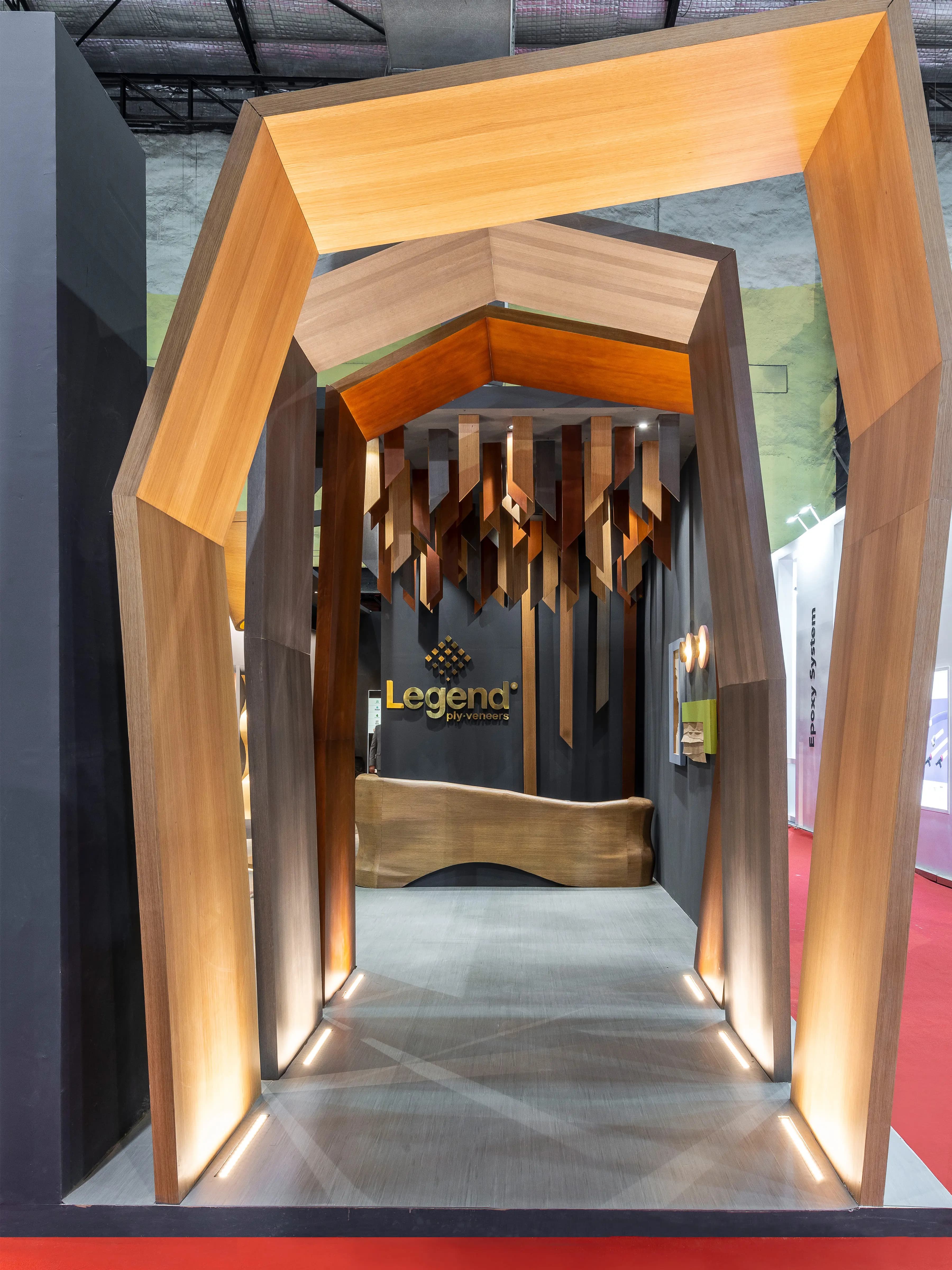 Legend Veneer Exhibition Stall